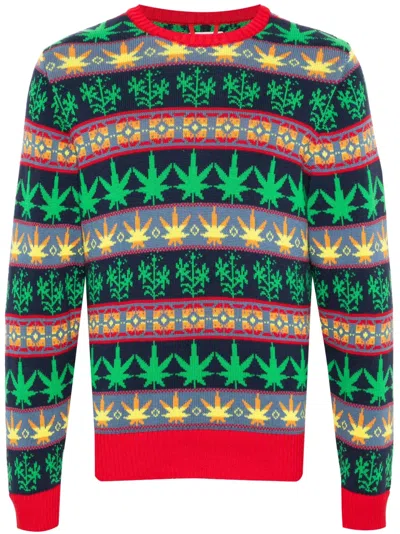 BODE MARIN PATTERNED-JACQUARD JUMPER
