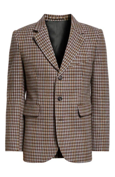 Bode Marston Check Merino Wool Tweed Suit Jacket In Multi Multi