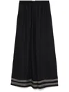 Bode Wide-leg Casual Pants In Blue