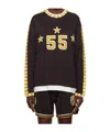 Bode Medalist Long-sleeved T-shirt In Black