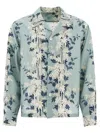 Bode Bamboo Forest Shirts Light Blue In Light Blue
