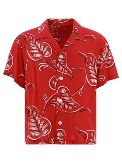 Bode Red Creeping Begonia Shirt
