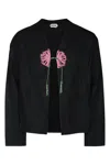 Bode Black Beaded Abilene Jacket