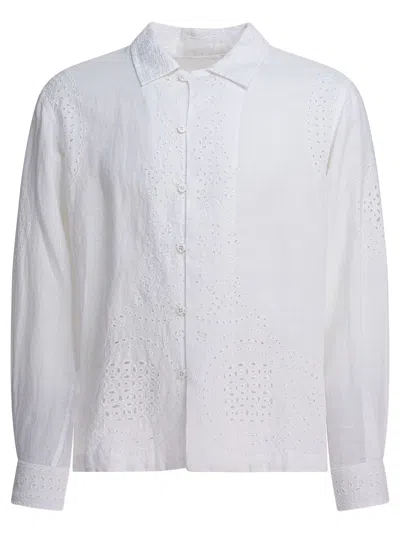 Bode Men Shirts In White