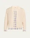 Bode Ski Season Shirt In Ecru