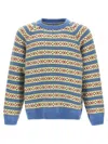 Bode Wedgewood Striped-pattern Sweater In Multi