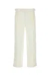 Bode Men White Linen Salt Pant In White