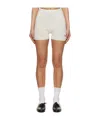 Bode Off-white Meringue Shorts In White
