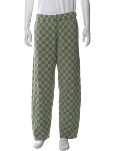 Pre-owned Bode Merino Wool Pants In Green