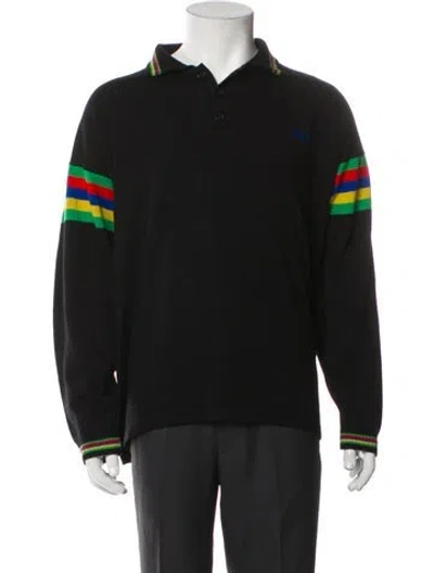 Pre-owned Bode Merino Wool Striped Jacket W/ Tags In Black