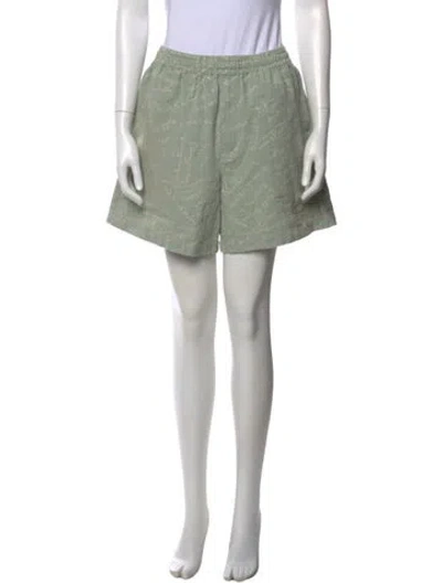 Pre-owned Bode Mini Shorts In Green