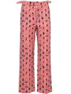Bode Monte Rosa Wool Trousers In Pink