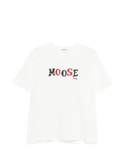 Bode Moose T-shirt In White