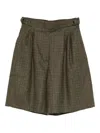 Bode Morris Houndstooth Shorts In Brown