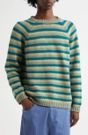 BODE BODE MOSSY GLEN WOOL CREWNECK SWEATER