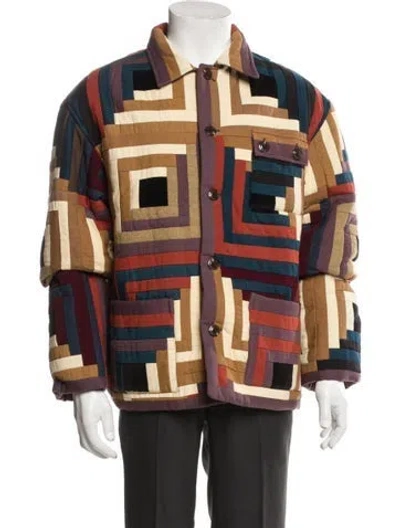 Pre-owned Bode Moto Jacket In Multi
