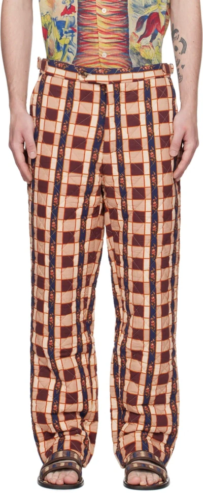 Bode Multicolor Bouquet Trousers In Multi Multi