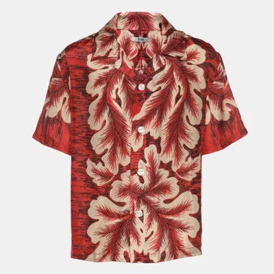 Bode Multicolor Printed Silk Button Front Shirt
