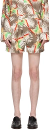 Bode Multicolor Sun Conure Shorts In Multi