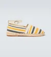 Bode Namesake Striped Espadrilles In Multicoloured