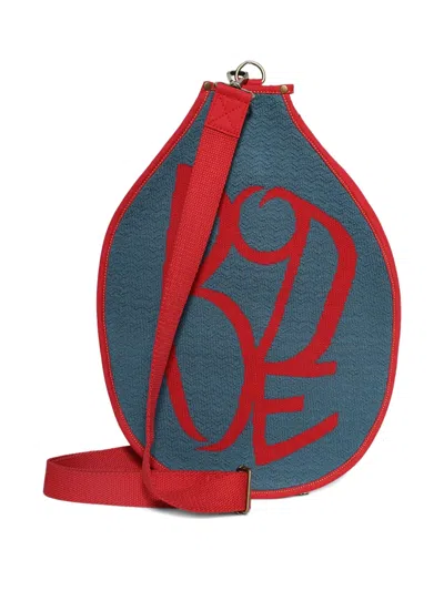 Bode Needlepoint Racquet Bag In Multi