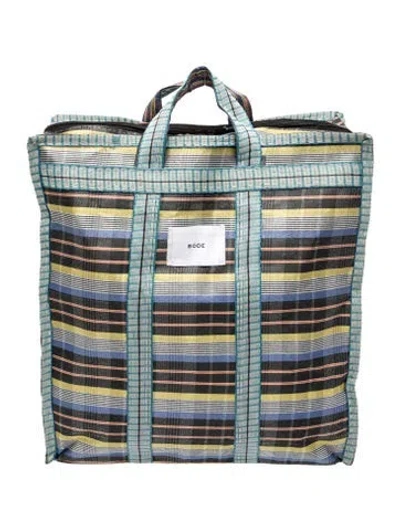 Pre-owned Bode Nylon Tote In Multicolor