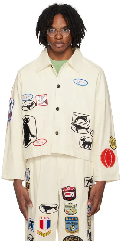 Bode Off-white Cambridge Jacket In Wtmlt