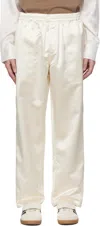Bode Off-white Candyfloss Track Pants In Cream Multi