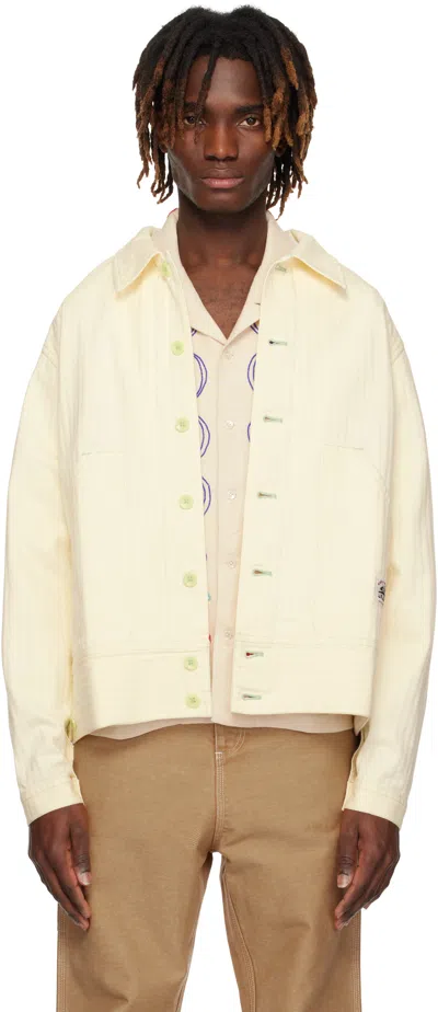 Bode Off-white Greenskeeper Knolly Brook Jacket In Ivory
