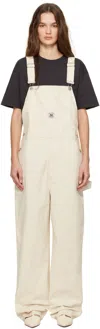 Bode Off-white Knolly Brook Overalls In White White