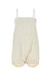 Bode Off White Lavender Sail Jumpsuit