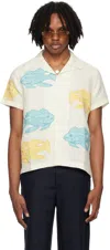 BODE OFF-WHITE PISCINE APPLIQUÉ SHIRT