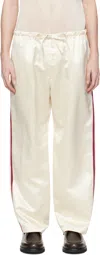 Bode Off-white Redtail Pyjama Pants In Cream Multi