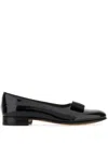 Bode Black Leather Opera Loafers In Black