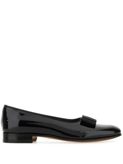 Bode Black Leather Opera Loafers