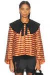 Bode Orana Collar Jacket In Multi
