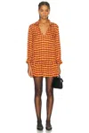 Bode Orana Dress In Brown