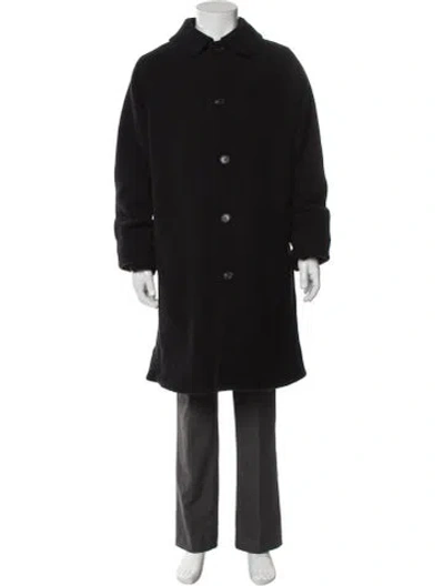 Pre-owned Bode Overcoat In Black