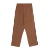 Bode Trim-detail Trousers In Brown