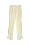 Bode Wool Pant With Lace Trim And Side Pockets