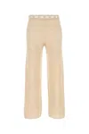 Bode Women Beige Crochet Pant In Neutral