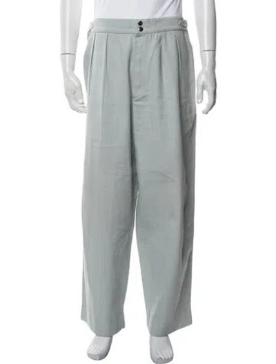 Pre-owned Bode Pants In Blue/green