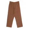 Bode Trim-detail Trousers In Brown