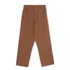 Bode Trim-detail Trousers In Brown