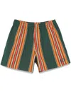 Bode Parakeet Shorts In Green