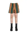 Bode Parakeet Shorts In Multicolor