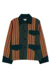 BODE BODE PARAKEET STRIPE CRAFT JACKET