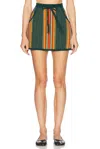 BODE PARAKEET STRIPE SKIRT