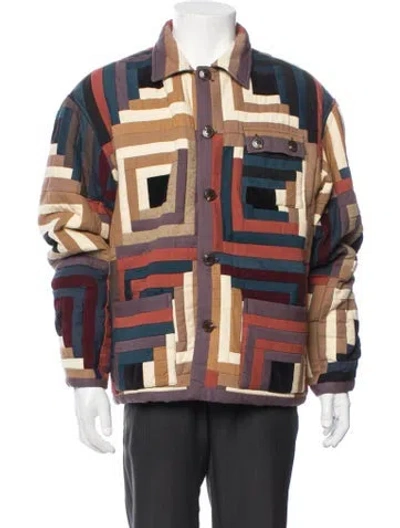 Pre-owned Bode Patterned Jacket In Multicolor
