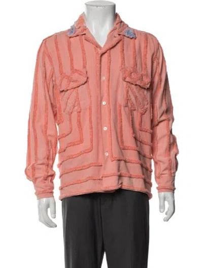 Pre-owned Bode Patterned Jacket In Orange/pink